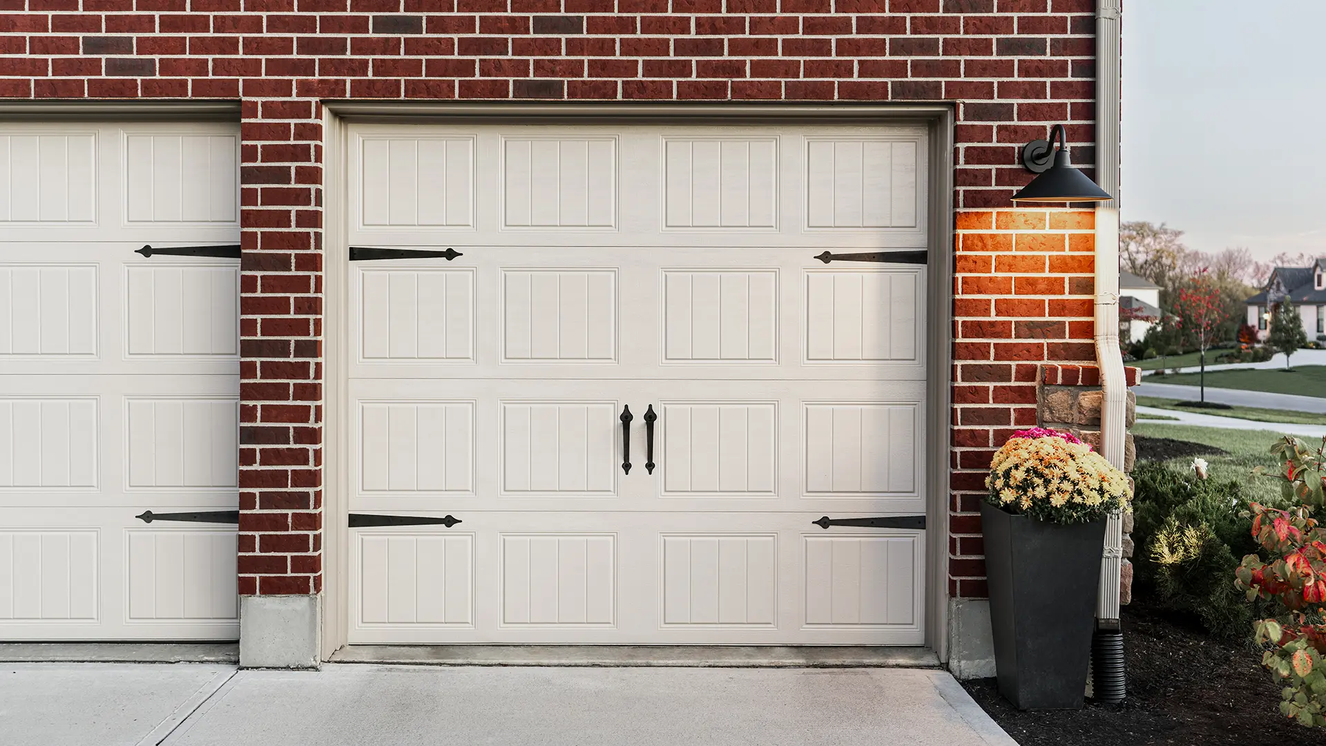 Gallery Steel Garage Door in Almond