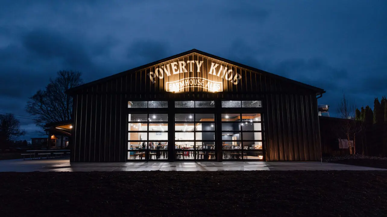 Poverty Knob with Clopay doors