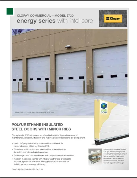 Insulated Polyurethane Overhead Doors | Clopay®