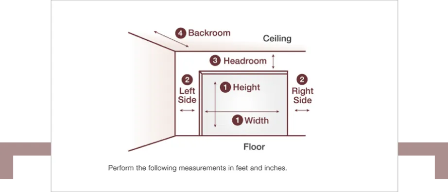 garage door sizes