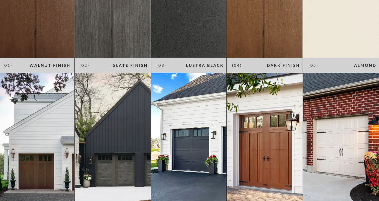 Free Garage Door Color Samples