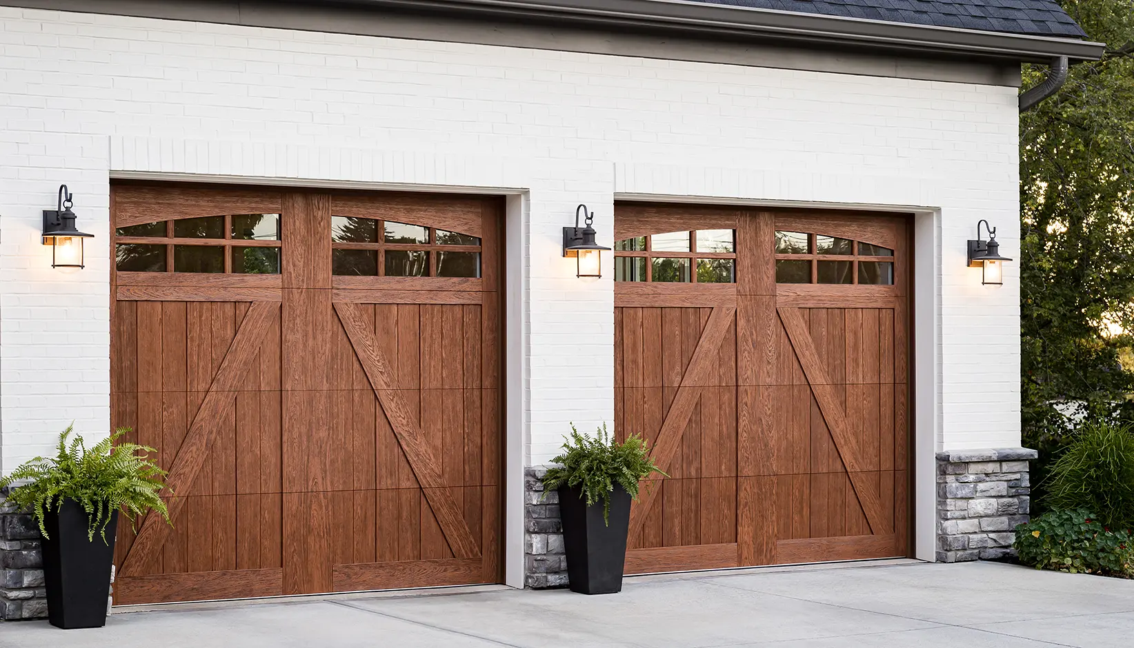 Canyon Ridge Carriage House 5-Layer Garage Door