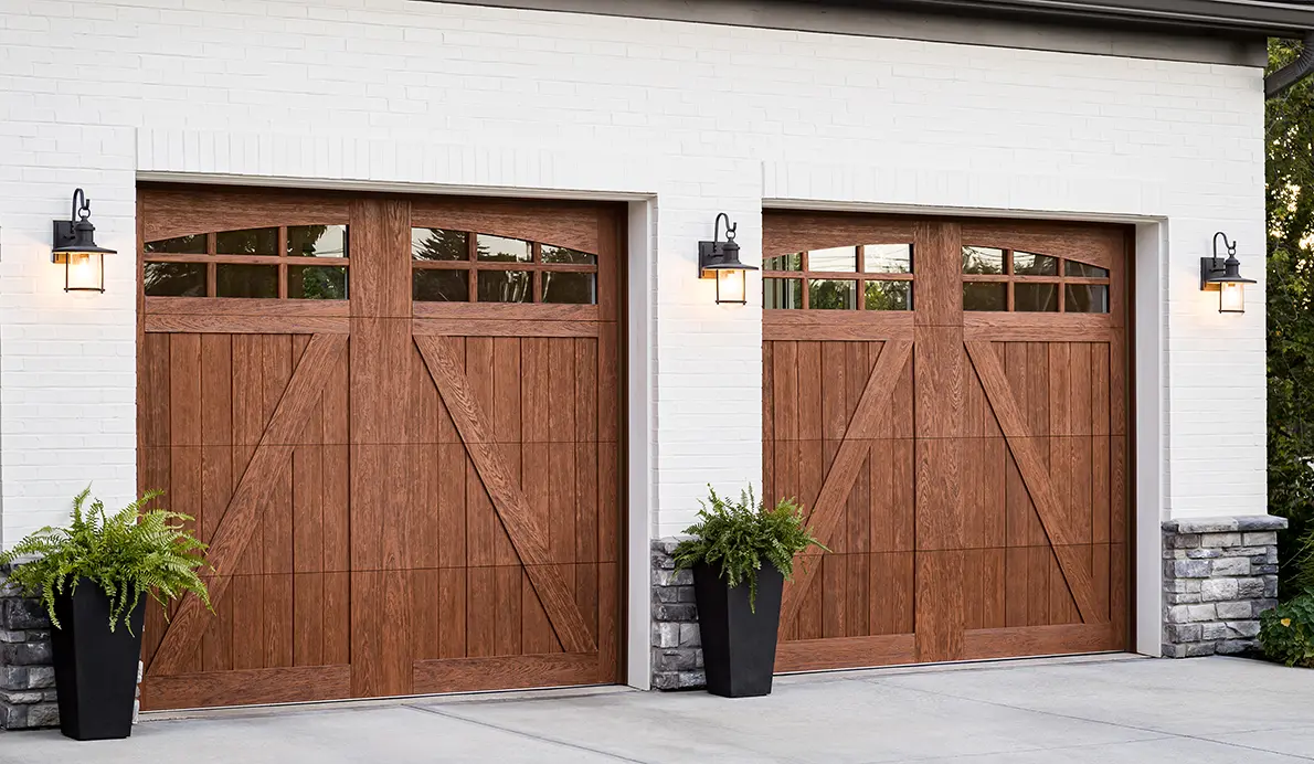 Canyon Ridge Carriage House 5-Layer Garage Door